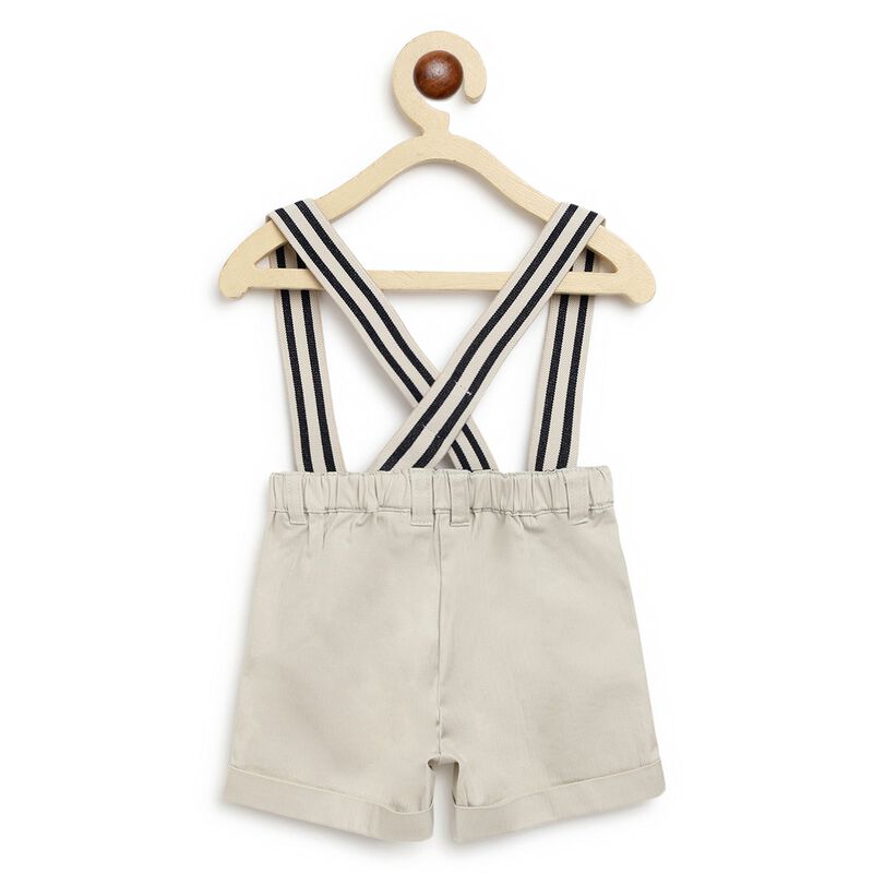 Boys Medium Natural Short Woven Trousers image number 1
